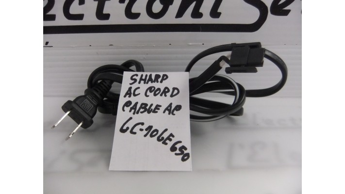 Sharp LC-70LE550 cable ac